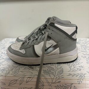 Nike Gray and White Women's Sneakers